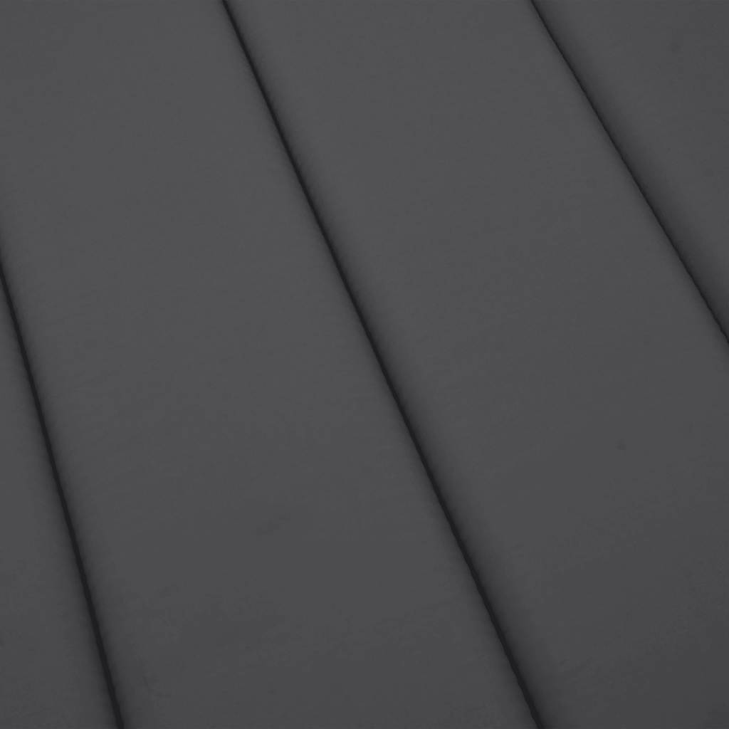 Sonnenliegen-Auflage Anthrazit 180x60x4 cm Oxford-Gewebe – Bild 7