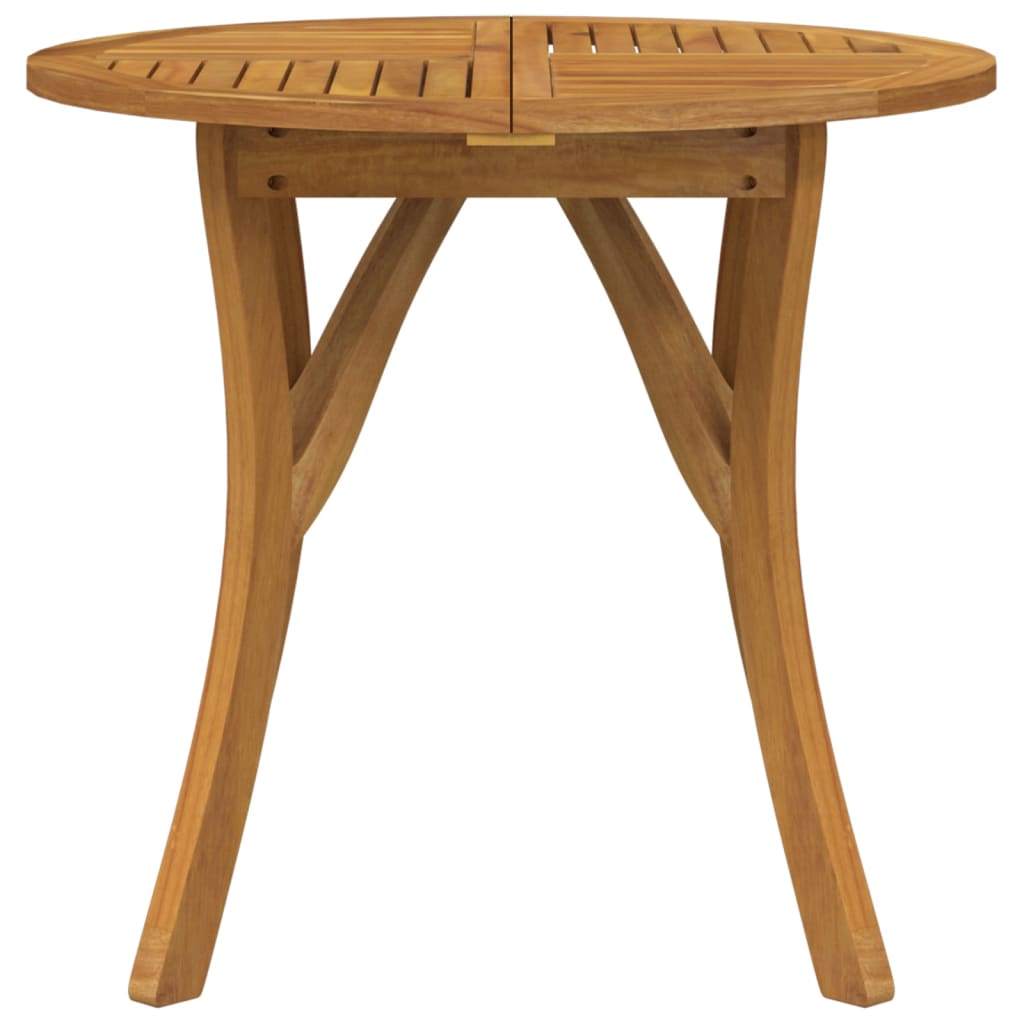 Gartentisch 85x85x75 cm Massivholz Akazie – Bild 3