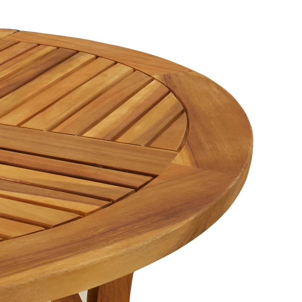Gartentisch 85x85x75 cm Massivholz Akazie – Bild 5