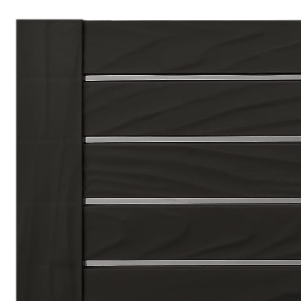 Sonnenliege Schwarz 155x58x83 cm Polypropylen – Bild 7