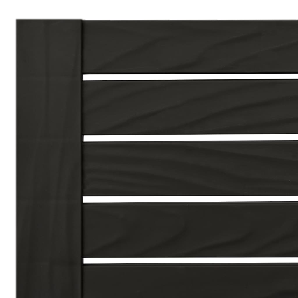 Doppel-Sonnenliege Schwarz 155x138x83 cm Polypropylen – Bild 8