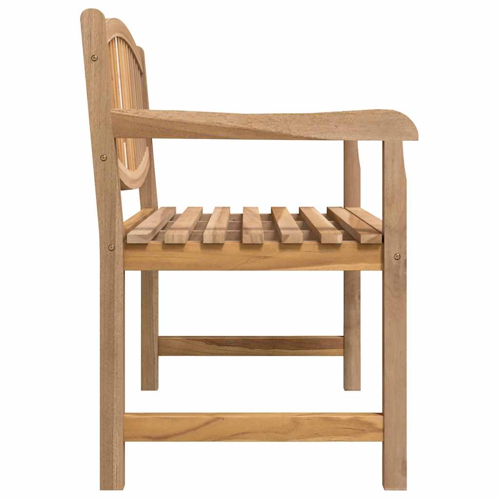 Gartenbank 114x59x87 cm Massivholz Teak – Bild 4
