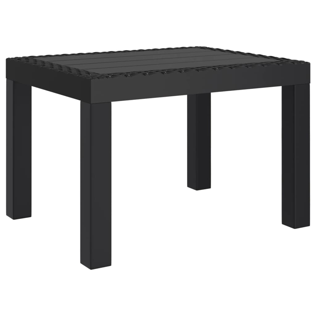 Gartentisch Anthrazit 59x47x40 cm PP – Bild 2