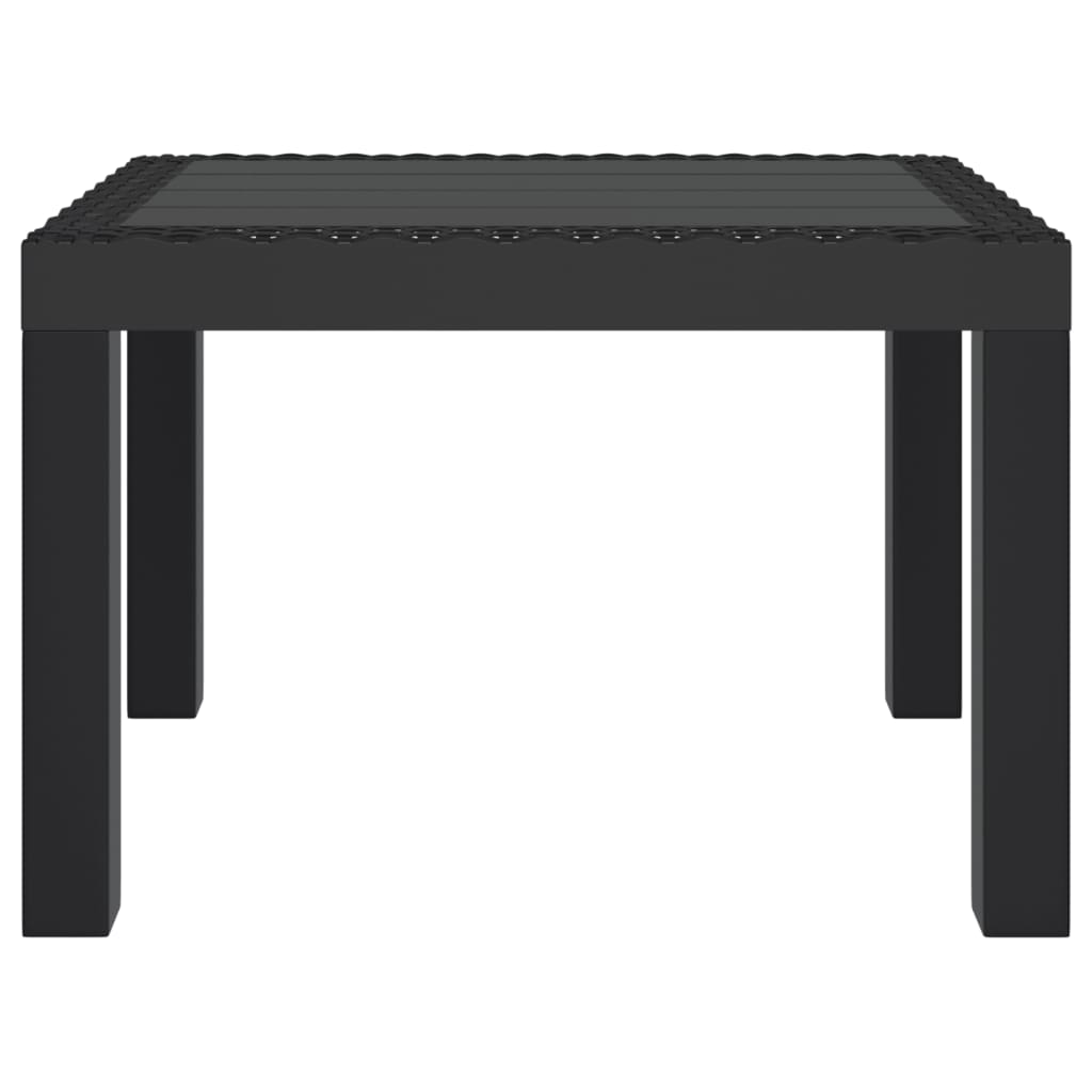 Gartentisch Anthrazit 59x47x40 cm PP – Bild 3