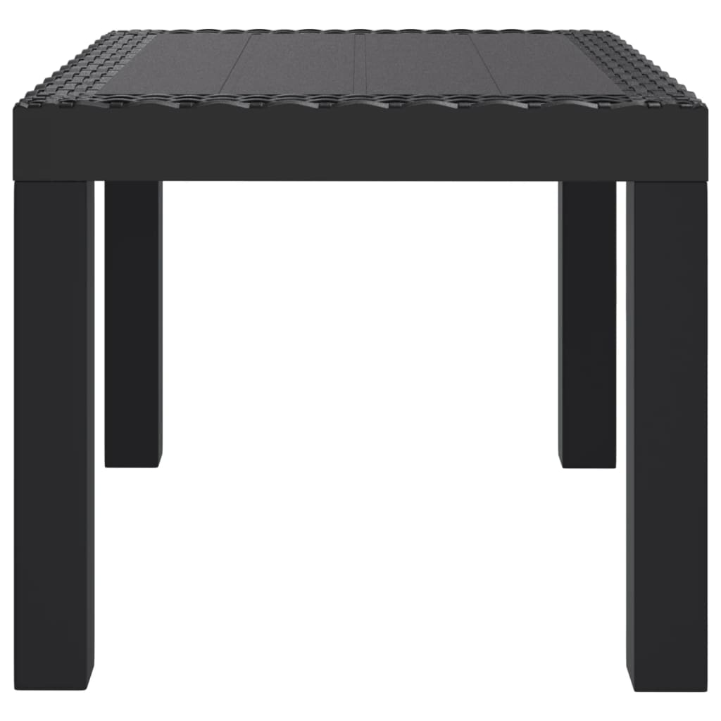 Gartentisch Anthrazit 59x47x40 cm PP – Bild 4