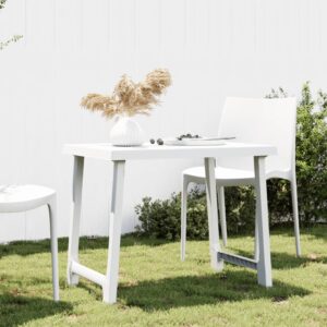 Campingtisch Anthrazit 79x56x64 cm PP Holzoptik