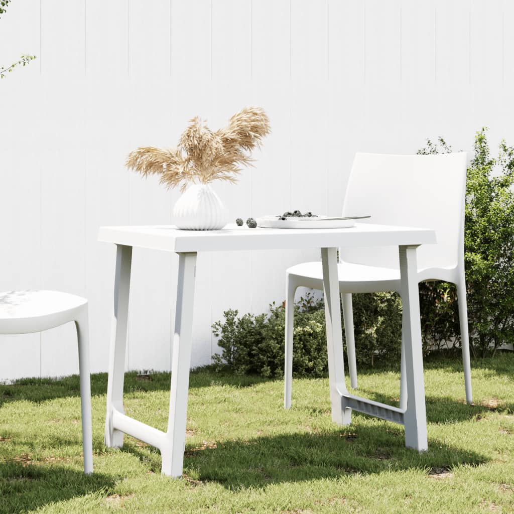 Campingtisch Anthrazit 79x56x64 cm PP Holzoptik