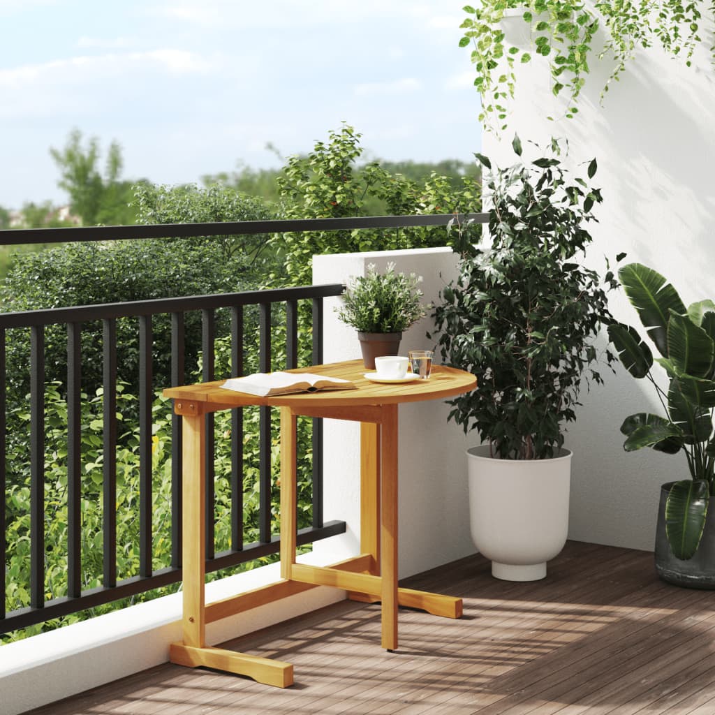 Balkontisch Klappbar 90x60x72 cm Massivholz Akazie – Bild 3