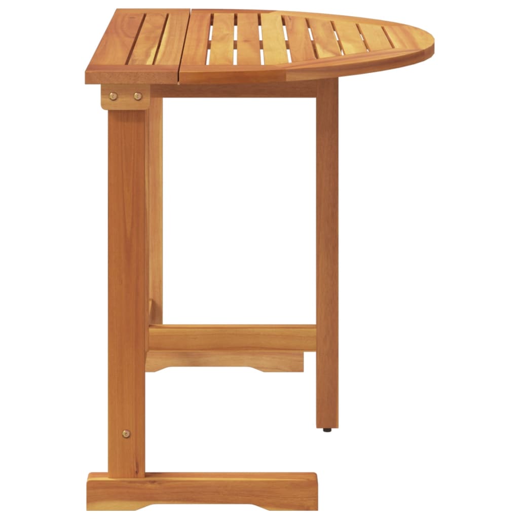 Balkontisch Klappbar 90x60x72 cm Massivholz Akazie – Bild 5