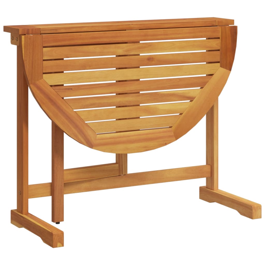 Balkontisch Klappbar 90x60x72 cm Massivholz Akazie – Bild 7