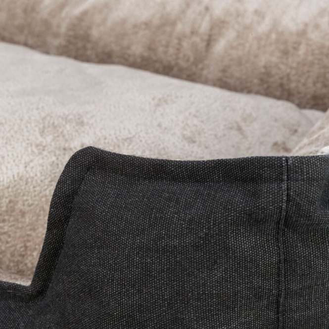 Trixie BE NORDIC Bett Föhr - schwarz/sand - 100 × 80 cm – Bild 3