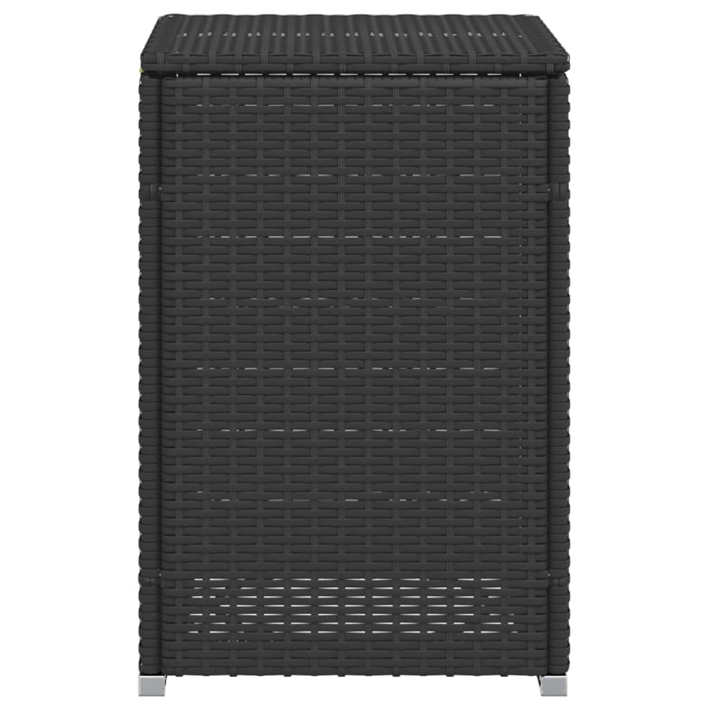 Propan-Tank-Verstecktisch Schwarz 40x40x60 cm Poly Rattan – Bild 6