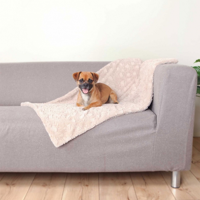 Trixie Hundedecke Cosy - beige - 150 x 100 cm – Bild 2