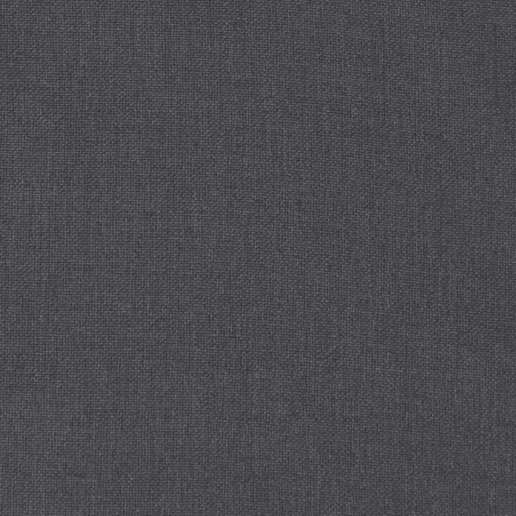 Sonnenliegen-Auflage Melange Anthrazit 200x50x4 cm Stoff – Bild 8