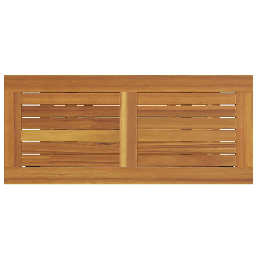 Tisch für Outdoor Natürlich und Schwarz 80 x 35 x 75 cm – Bild 7