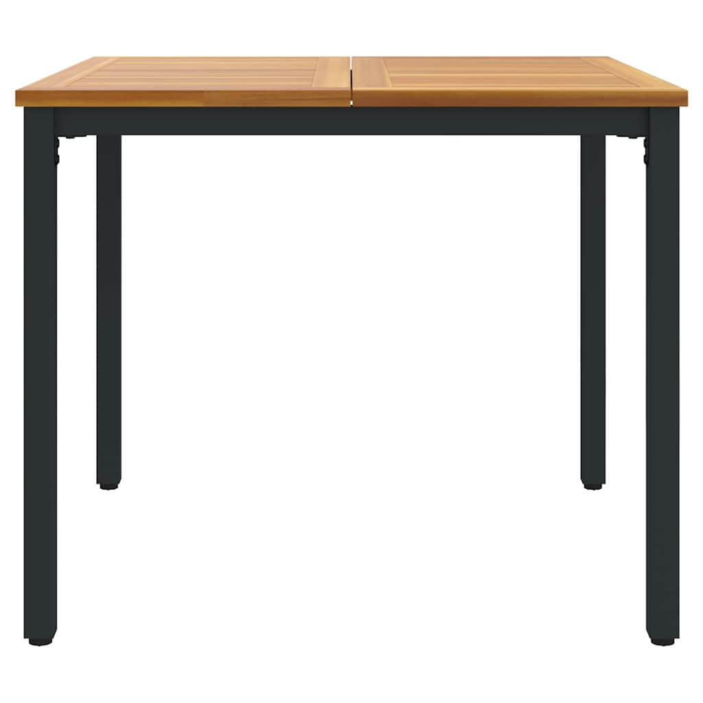 Tisch für Outdoor Natürlich und Schwarz 90 x 90 x 75 cm – Bild 5