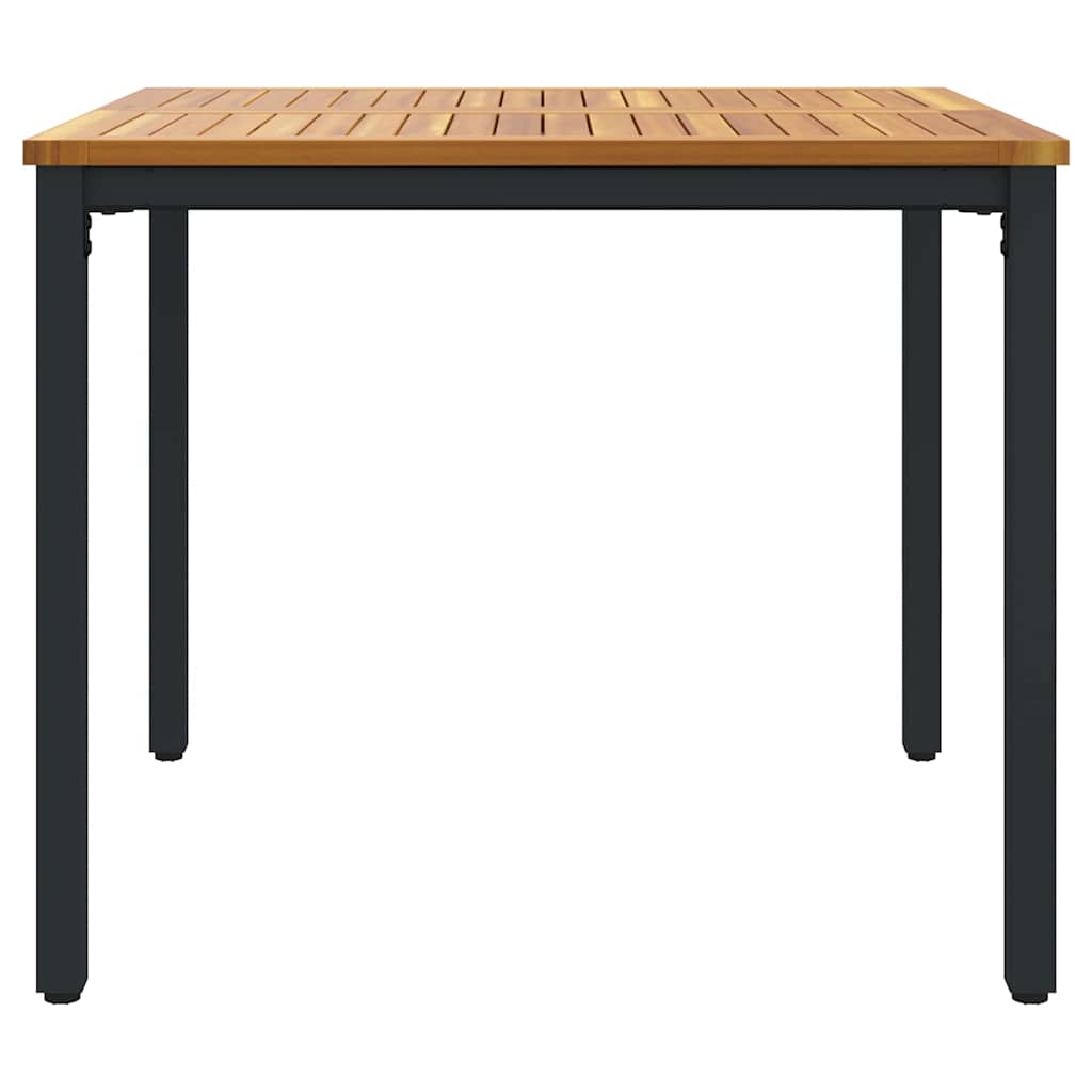 Tisch für Outdoor Natürlich und Schwarz 90 x 90 x 75 cm – Bild 6