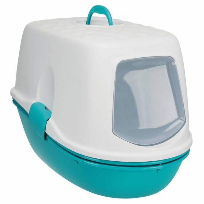 Trixie Katzentoilette Berto Top mit Trennsystem - taupe/helltaupe – Bild 2