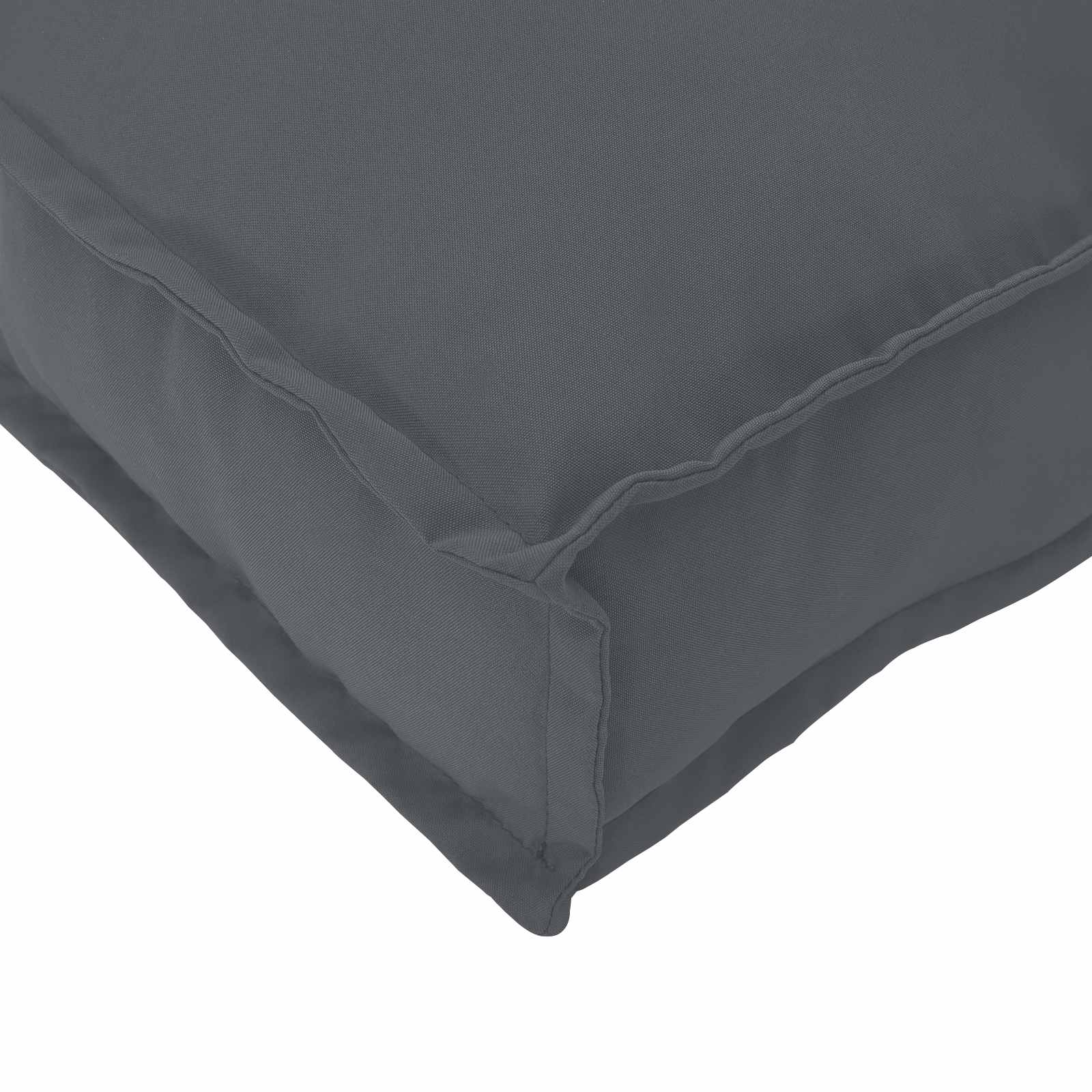 Palettenkissenset 2 pcs Anthrazit 150 x 40 x 8 cm Oxford-Stoff – Bild 6