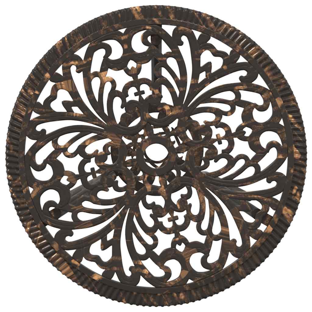 Garten Bistro Set 3 pcs Bronze Aluminium – Bild 8