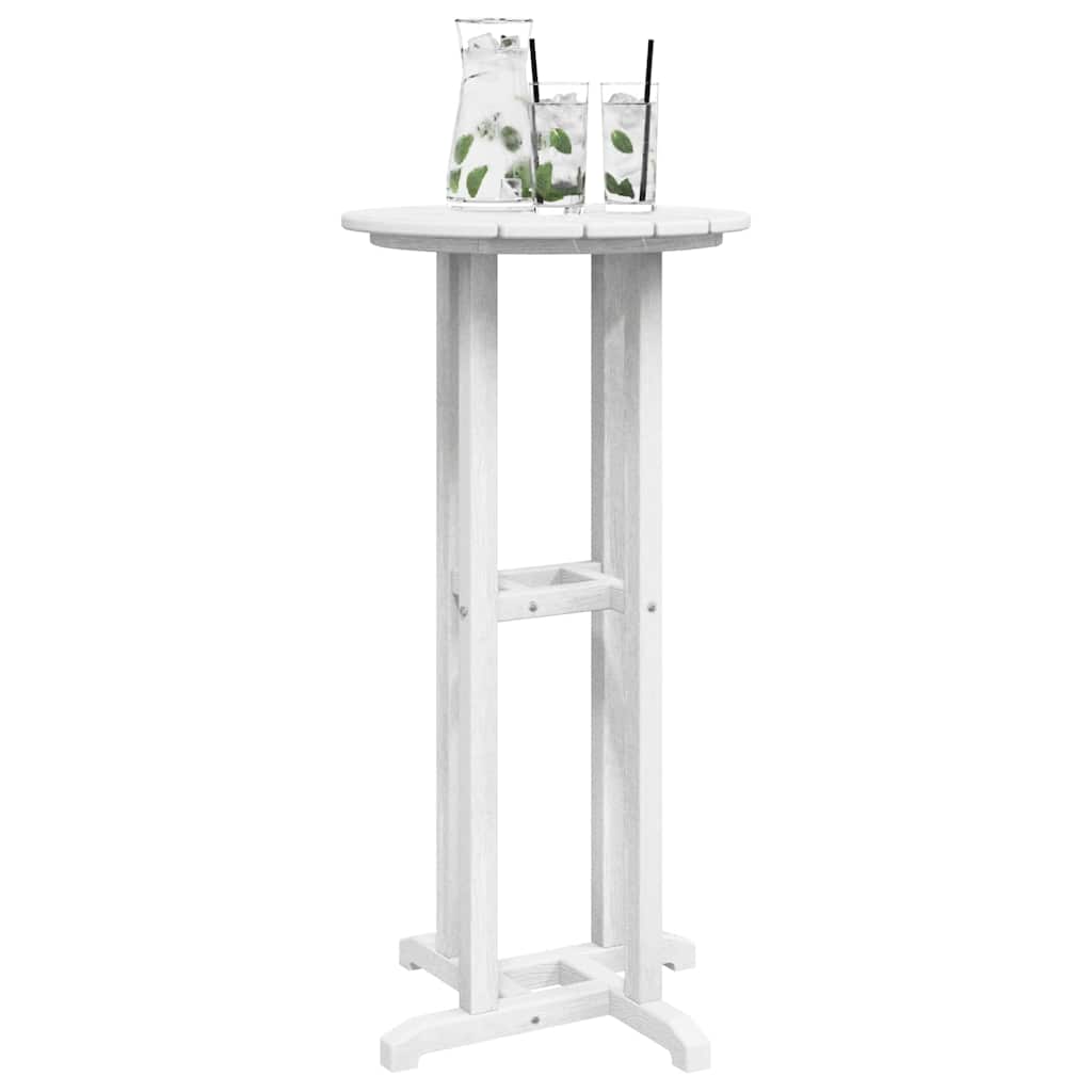 Bartisch Weiß 55 x 55 x 107 cm Polyethylen – Bild 3