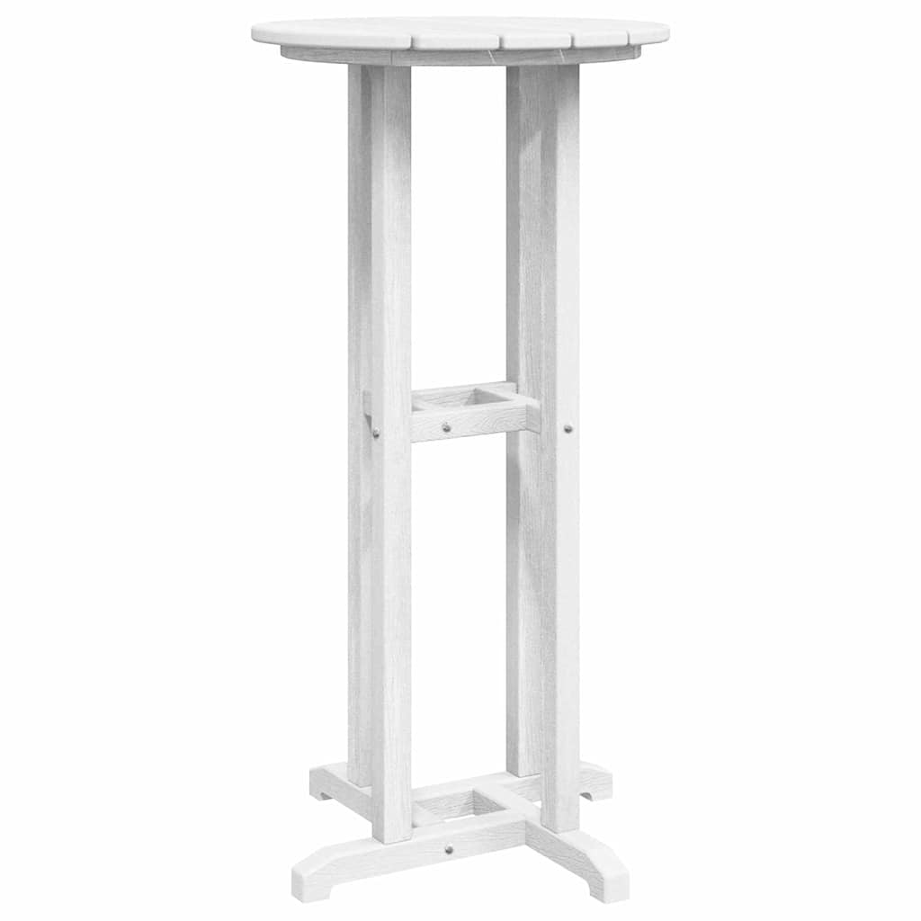 Bartisch Weiß 55 x 55 x 107 cm Polyethylen – Bild 7