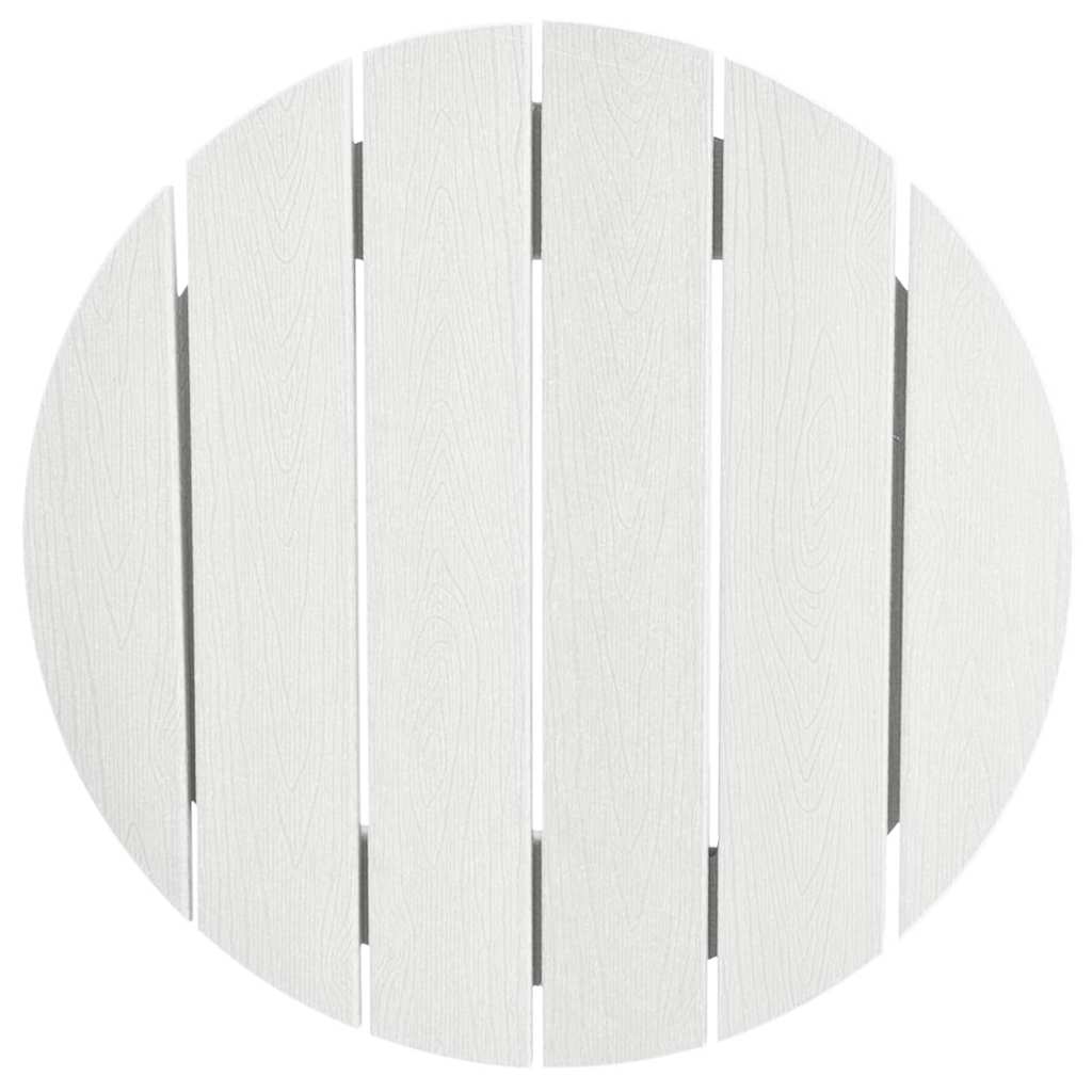 Bartisch Weiß 55 x 55 x 107 cm Polyethylen – Bild 8