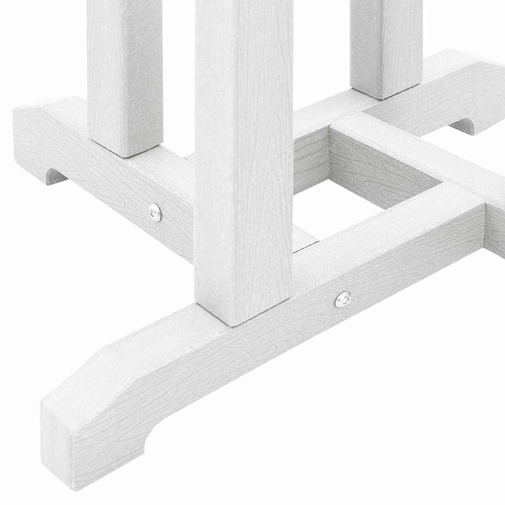 Bartisch Weiß 55 x 55 x 107 cm Polyethylen – Bild 9