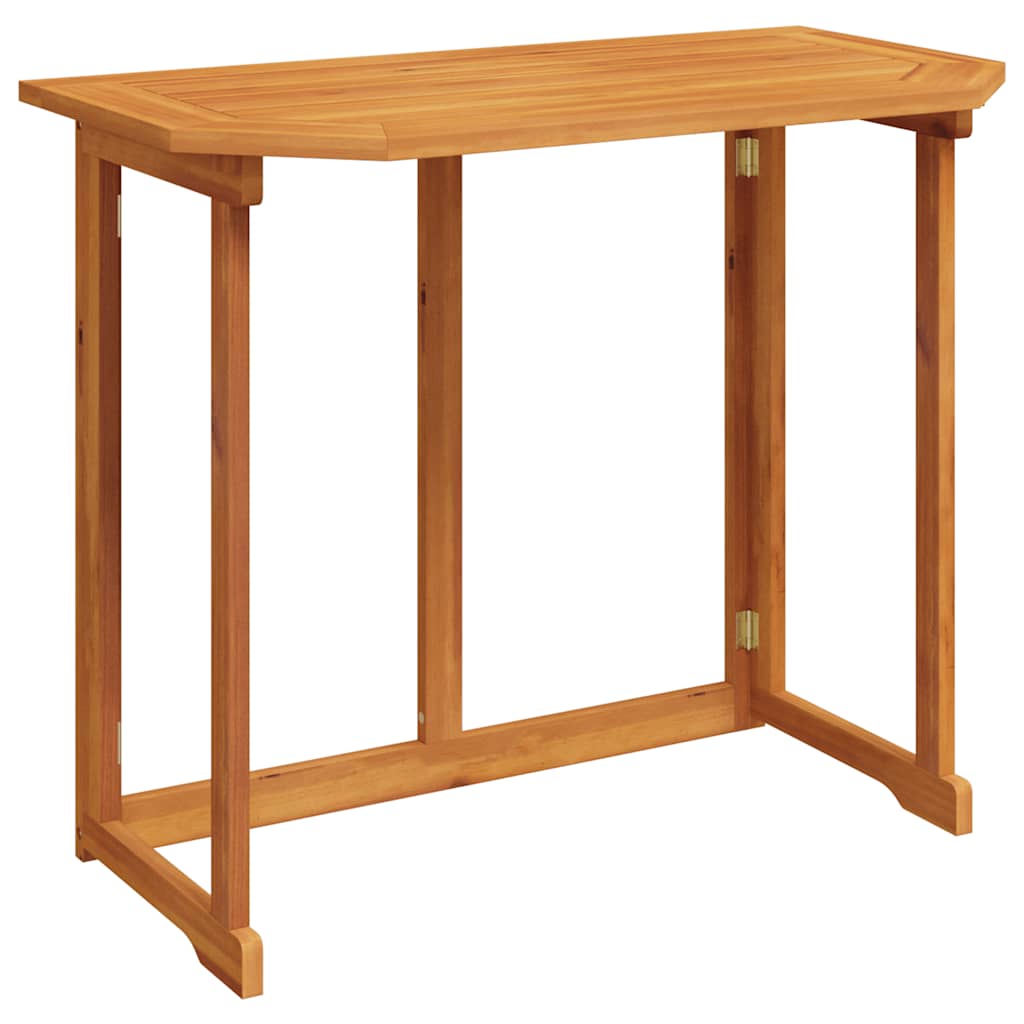 Bistrotisch 90x50x75 cm Akazie Massivholz – Bild 2