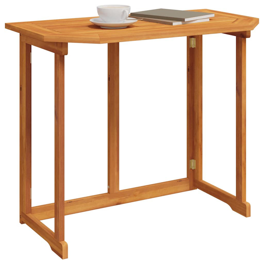 Bistrotisch 90x50x75 cm Akazie Massivholz – Bild 3