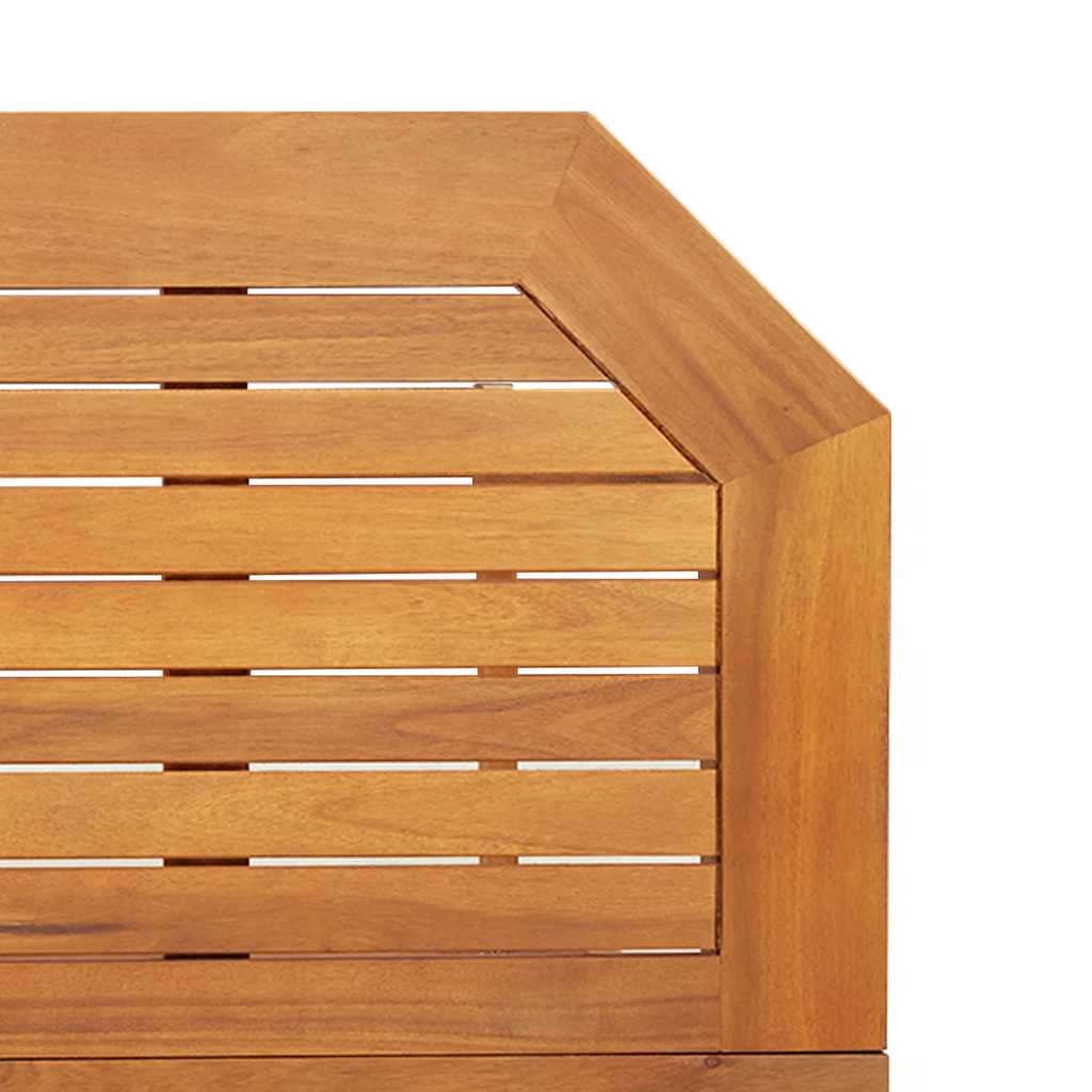 Bistrotisch 90x50x75 cm Akazie Massivholz – Bild 9