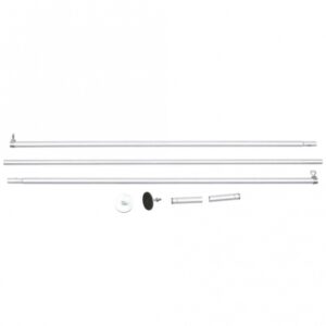 Trixie Netz-Spannstange, Aluminium, 1,28-3,25m