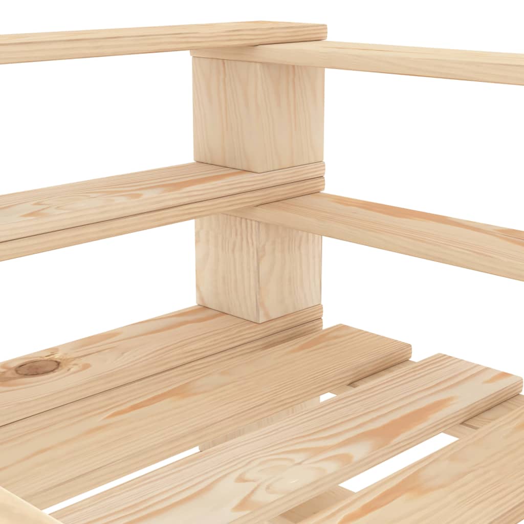 Paletten-Sessel Holz – Bild 4