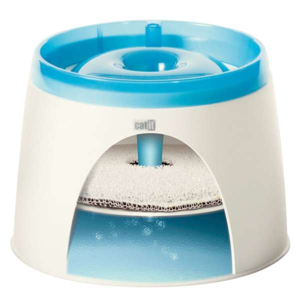 CATIT Fresh+Clear Trinkbrunnen 2L - Blau – Bild 3