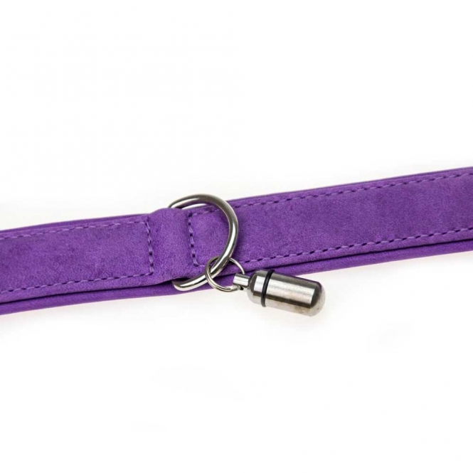 Karlie Halsband Buffalo aus Kalbsleder - Lila - 45 cm/22 mm – Bild 2