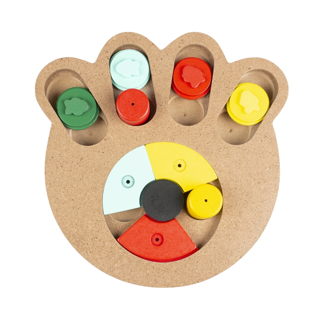 Duvoplus Intelligenzspiel Slide n Snack Puzzle Pfote – Bild 2