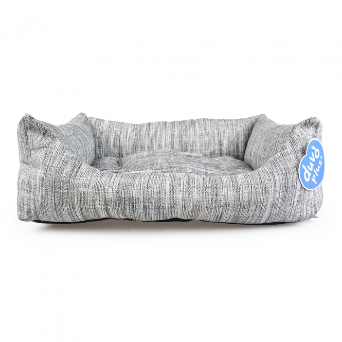 Duvo Hundebett Cliff rechteckig - grau - 70 x 60 x 18 cm – Bild 2