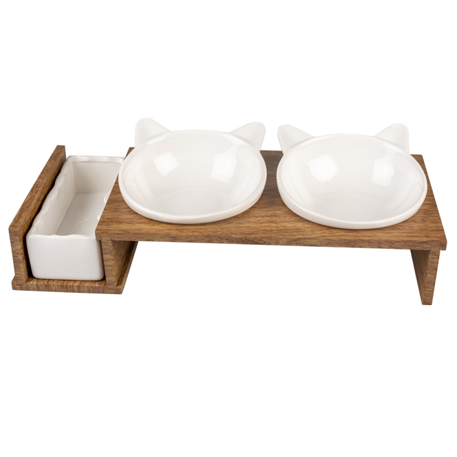 Duvoplus Dinner Set Stone UP Kitty Face