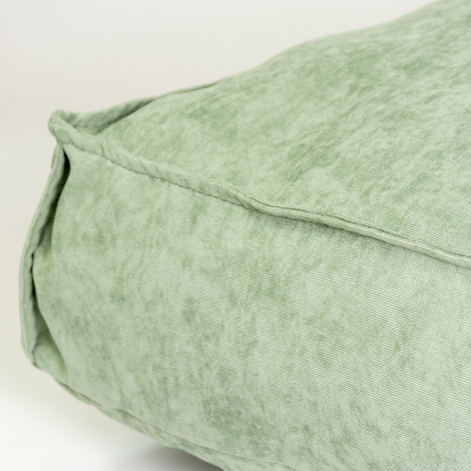 Duvoplus Kissen Velvet rechteckig - grün - 56x40x13cm – Bild 4