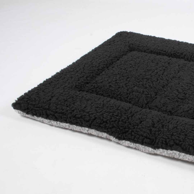 Duvoplus Hundematte Sherpa ECO - Grau - 91 x 61cm – Bild 3