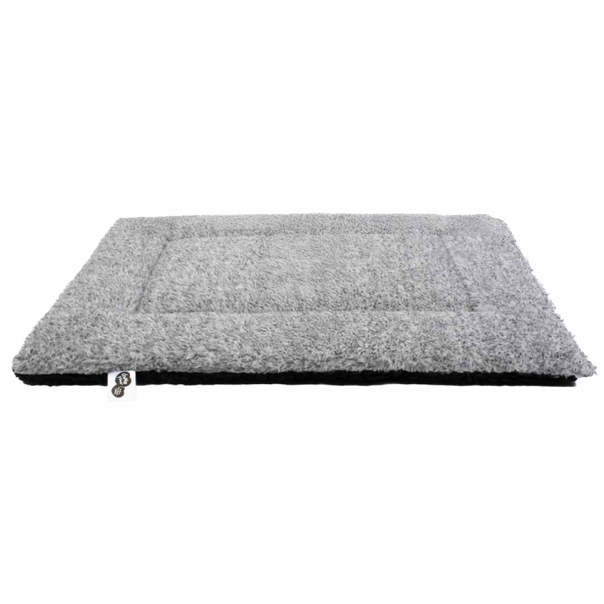 Duvoplus Hundematte Sherpa ECO - Grau - 107 x 71cm – Bild 2