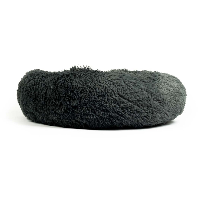 Duvoplus Donutbett Snug - dunkelgrau - S - 50x50x13cm – Bild 2
