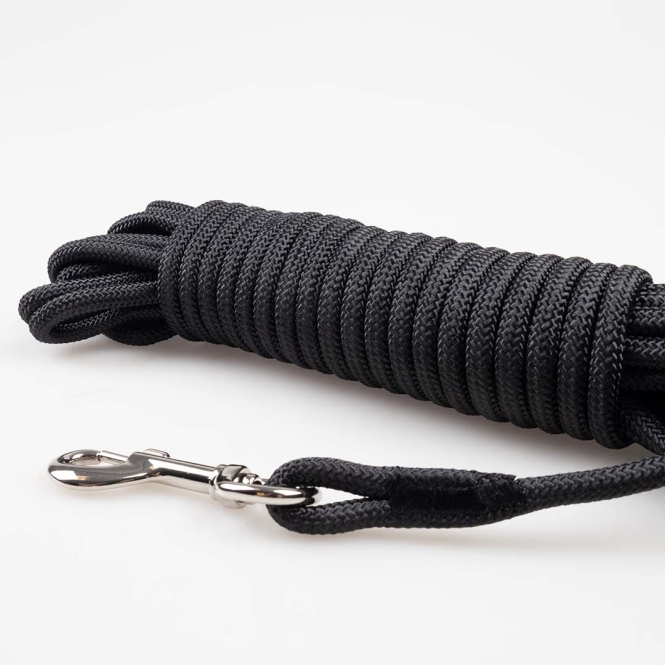 Duvoplus EXPLOR Trackingleine Classic rund - schwarz - 10m/8mm – Bild 3