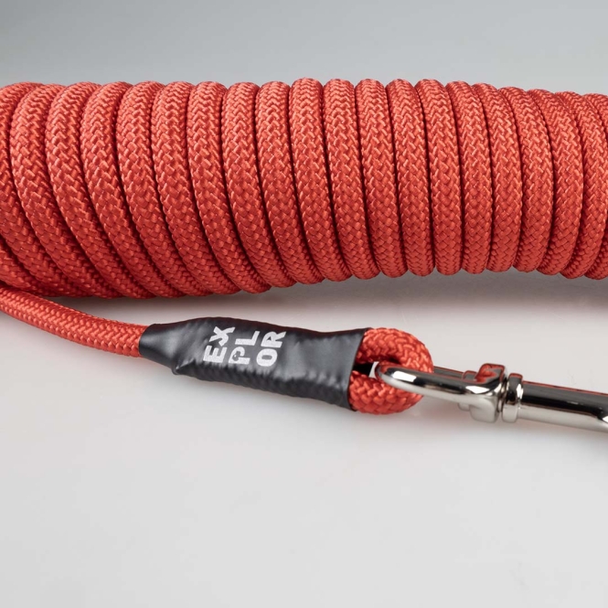 Duvoplus EXPLOR Trackingleine Classic rund - rot - 15m/8mm – Bild 3
