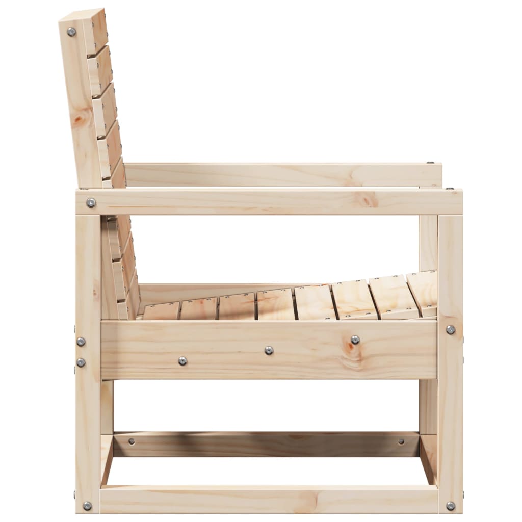 3-tlg. Garten-Lounge-Set Massivholz Kiefer – Bild 5
