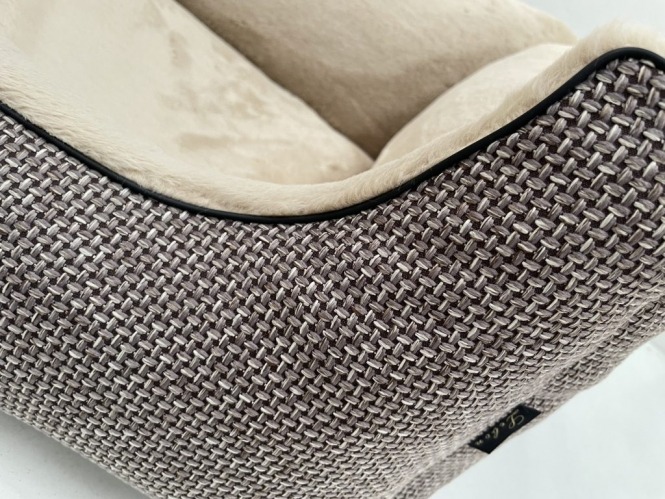 Lebon Hundebett Louis PLUS - Braun - 80 x 60 cm – Bild 2