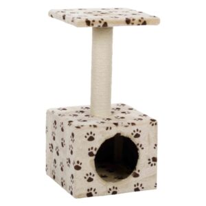 Trixie Junior Kratzbaum Zamora - Beige mit Pfoten