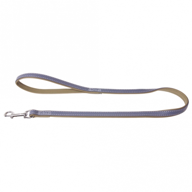 Karlie Vintage Trend Leine - Rauchblau/Moosgrün - 200cm / 22mm – Bild 2