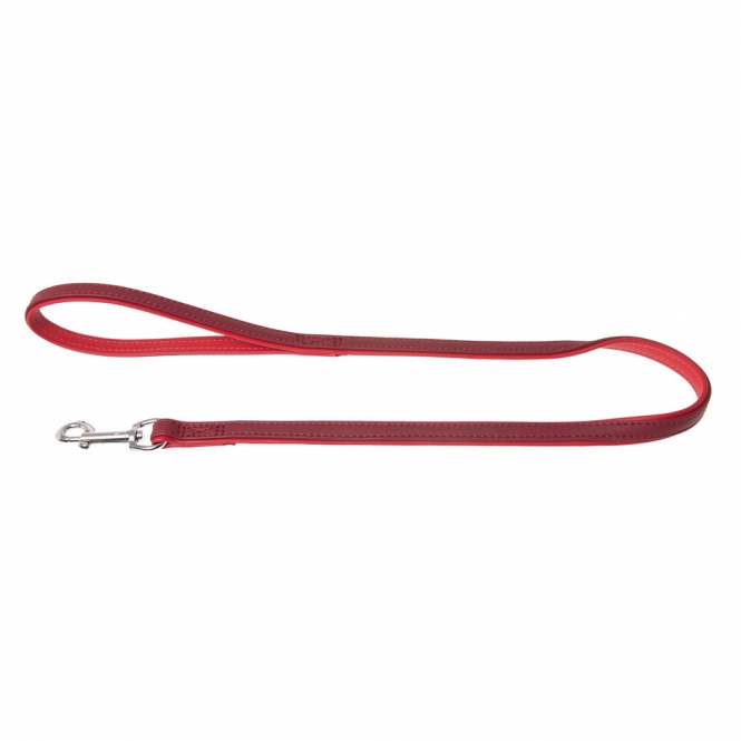 Karlie Vintage Trend Leine - Dunkelrot/Rot - 100cm / 18mm – Bild 2