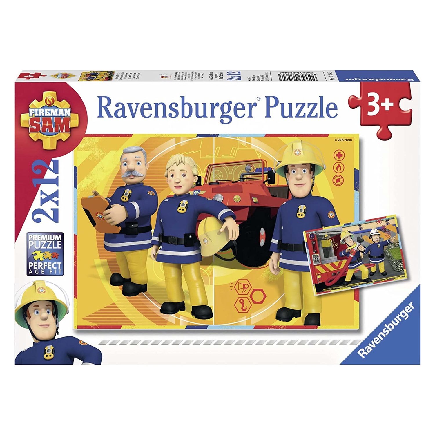 Feuerwehrmann Sam - Puzzle 2x12 Teile – Bild 3